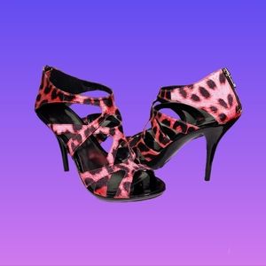Pink Leopard Stilleto